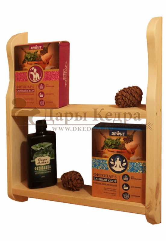 Полка узкая из кедра Полка узкая из кедра