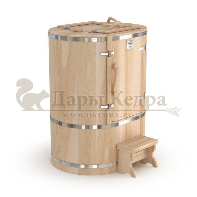 Кедровая бочка (фитобочка) овальная «Профессиональная» Кедровая бочка (фитобочка) овальная «Профессиональная»